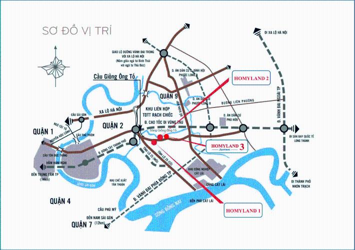 Homyland Riverside (HomyLand 3) - vi-tri-homyland-3