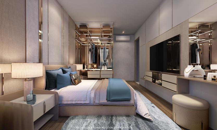 The Rivana - Phối cảnh thiết kế căn 2 phòng ngủ The Rivana