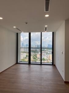 Phòng khách căn hộ Eco Green Saigon Căn hộ Eco Green Saigon nội thất cơ bản, view thành phố.