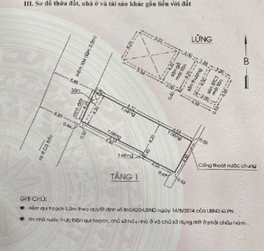 Bản vẽ nhà phố Quận Phú Nhuận Nhà phố hẻm xe tải đường Cô Bắc, khu vực có đầy đủ các tiện ích.