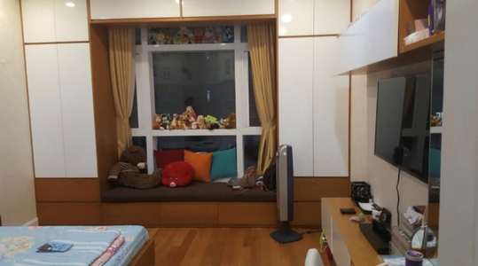 Phòng ngủ căn hộ HimLam Residence Căn hộ Him Lam Riverside tầng 3 cửa hướng Đông Nam, đầy đủ nội thất.