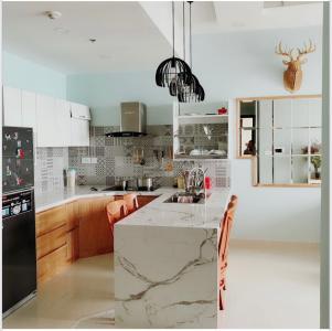 Phòng bếp The Tresor Quận 4 Căn hộ tầng cao The Tresor hướng Đông Bắc, view thoáng mát.