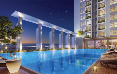 Asiana Capella, Quận 6 Căn hộ chung cư Asiana Capella nội thất cơ bản, hướng Đông Nam.