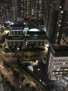 View căn hộ Vinhomes Central Park, Quận Bình Thạnh Căn hộ góc Vinhomes Central Park tầng 41, view thành phố sầm uất.