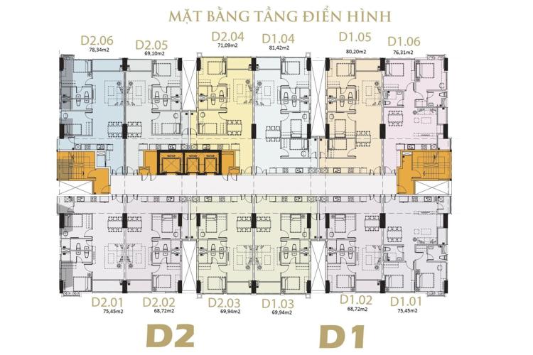 4S Riverside Linh Đông - Mặt bằng tầng điển hình 4S