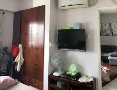 Phòng ngủ căn hộ Kim Hồng Fortuna, Tân Phú Căn hộ Kim Hồng Fortuna tầng 16 view thành phố, đầy đủ nội thất.