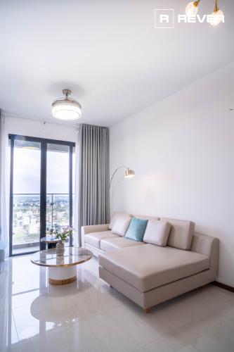 Phòng khách One Verandah Quận 2 Căn hộ One Verandah đầy đủ nội thất, ban công thoáng mát.