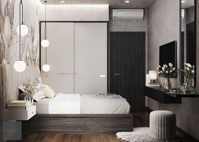 Căn hộ Empire City, Quận 2 Căn hộ cao cấp Empire City tầng 14 thiết kế 2 phòng nugr, nội thất cơ bản.