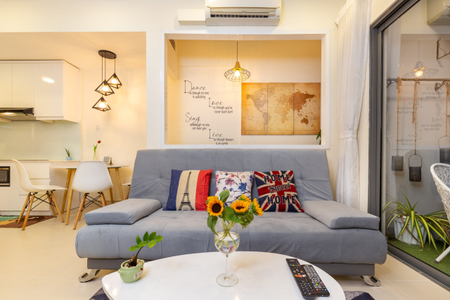 Căn hộ Masteri Thảo Điền, Quận 2 Căn hộ Masteri Thảo Điền view đón gió mát, đầy đủ nội thất.