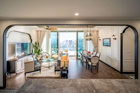 Căn hộ Empire City, Quận 2 Căn hộ Empire City tầng 21 có 3 phòng ngủ, view đón gió thoáng mát.