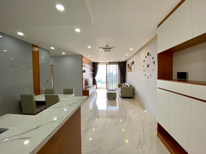 Căn hộ Phú Mỹ Hưng Midtown, Quận 7 Căn hộ Phú Mỹ Hưng Midtown tầng 19 view đón gió thoáng mát, đầy đủ nội thất.