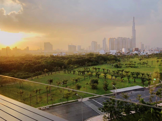 View căn hộ New City Thủ Thiêm, Quận 2 Căn hộ New City Thủ Thiêm tầng 8, view Landmark 81 tuyệt đẹp.