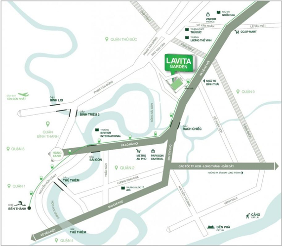 Lavita Garden - Vị trí Lavita Garden