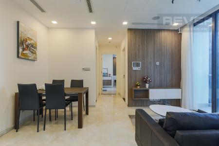 Phòng Khách Căn hộ Vinhomes Golden River tầng tháp, 2PN đầy đủ nội thất