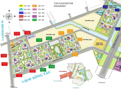  Bán căn hộ Vinhomes Grand Park tầng cao, thiết kế hiện đại.