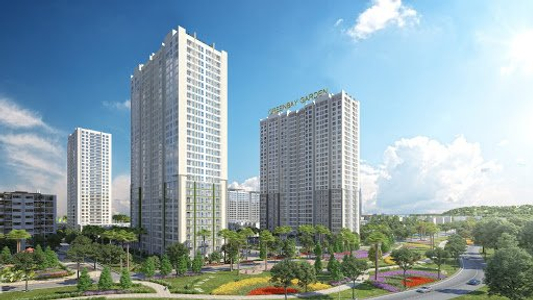building căn hộ River Panorama Căn hộ River Panorama tầng 3 tiện di chuyển, diện tích 62m2 rộng thoáng.