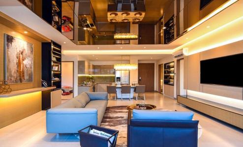 Phòng khách Sky An Gia, Quận 7 Căn hộ Sky 89 An Gia tầng cao, ban công đón gió thoáng mát.