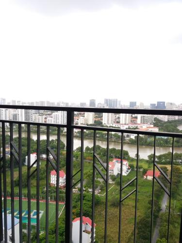 View Căn hộ Saigon South Residence tầng cao, đầy đủ nội thất