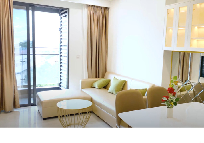 Căn hộ Kingdom 101, Quận 10 Căn hộ Kingdom 101 tầng 7 có 2 phòng ngủ, view đón gió thoáng mát.