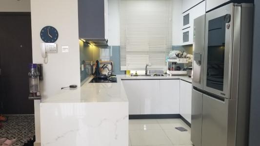 Phòng bếp căn hộ The Sun Avenue, Quận 2 Căn hộ cao cấp The Sun Avenue tầng 25 view sông thoáng mát vô cùng.