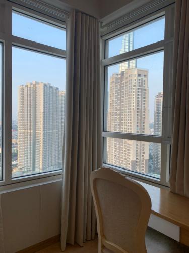 View cửa sổ Saigon Pearl Quận Bình Thạnh Căn hộ Saigon Pearl đầy đủ nội thất, view thành phố