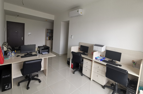 Officetel The Sun Avenue thiết kế 1 phòng ngủ, nội thất cơ bản.