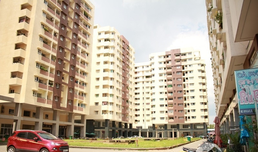 Căn hộ Chung cư Khang Gia, Quận Gò Vấp Căn hộ Chung cư Khang Gia tầng 4 view đón gió thoáng mát, không nội thất.