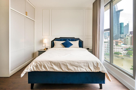 Căn hộ Saigon Royal, Quận 4 Căn hộ tầng 9 Saigon Royal thiết kế 2 phòng ngủ, đầy đủ nội thất.