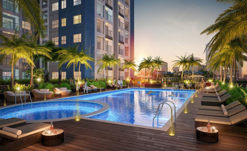 Tiện ích căn hộ Diamond Riverside, Quận 8 Căn hộ Diamond Riverside bàn giao không có nội thất.