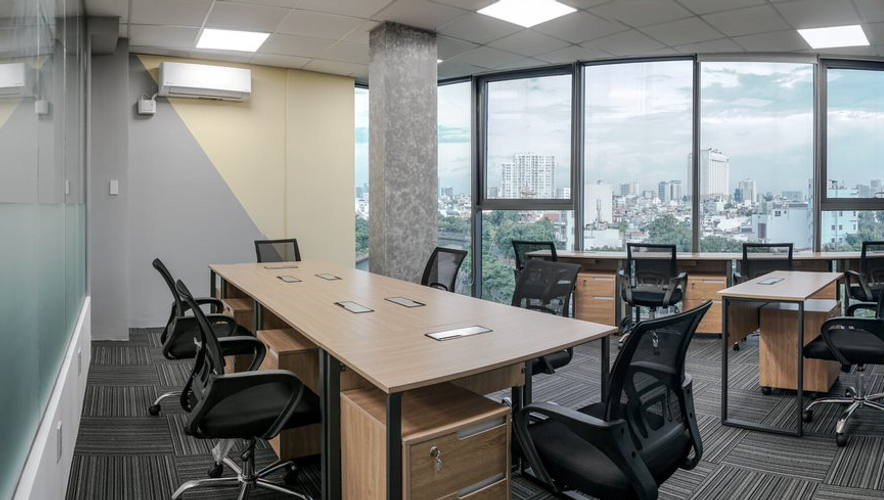 Văn phòng Quận Phú Nhuận Văn phòng tòa nhà CNOMAD nội thất văn phòng có sẵn