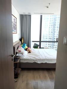 Phòng ngủ Vinhomes Central Park Căn hộ Vinhomes Central Park tầng cao, hướng Tây Nam