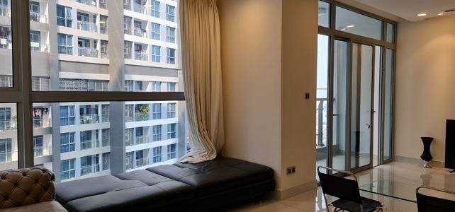 Căn hộ Vinhomes Central Park, Quận Bình Thạnh Căn hộ Vinhomes Central Park tầng 23 thiết kế hiện đại, view sông thoáng mát.