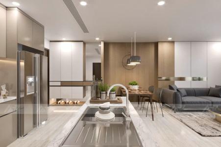 Bếp Kingdom 101, Quận 10 CĂN HỘ KINGDOM ĐẦY ĐỦ NỘI THẤT TIỆN NGHI