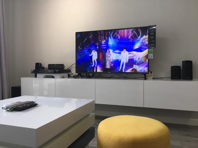 Phòng khách Masteri An Phú Quận 2 Căn hộ Masteri An Phú hướng ban công tây bắc đầy đủ nội thất diện tích 69.9m².