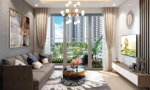 Nhà mẫu Vinhomes Grand Park, Quận 9 Căn hộ Vinhomes Grand Park nội thất cơ bản, ban công view Đông Nam