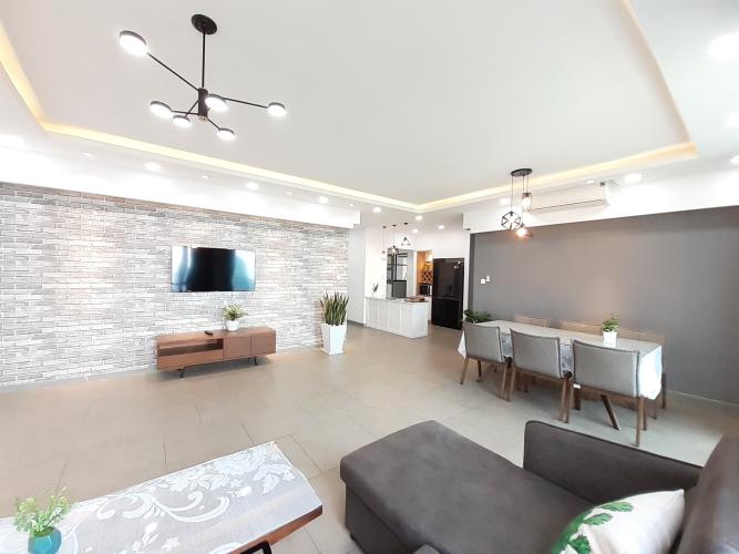 Phòng khách căn hộ Riviera Point Căn hộ tầng cao Riviera Point đầy đủ nội thất hiện đại sang trọng.