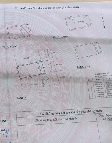 Bản vẽ nhà phố Quận Bình Tân Nhà phố thiết kế 1 trệt, 1 lửng, 3 lầu và sân thượng, không nội thất.