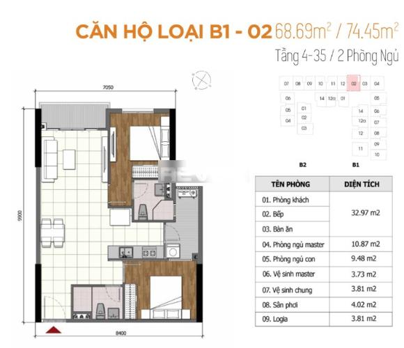 Layout Opal Boulevard Căn hộ Opal Boulevard nội thất cơ bản, view nội khu.