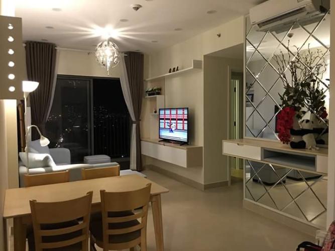 Phòng khách căn hộ Masteri Thảo Điền Căn hộ tầng cao Masteri Thảo Điền đầy đủ nội thất tiện nghi.