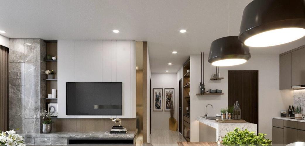 Phòng khách Kingdom 101, Quận 10 CĂN HỘ KINGDOM ĐẦY ĐỦ NỘI THẤT TIỆN NGHI