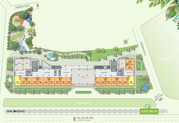 Lavita Garden - Mặt bằng tổng thể Lavita Garden