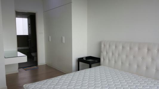 Phòng ngủ căn hộ Riviera Point Căn hộ tầng cao Riviera Point nội thất đầy đủ, view thành phố sầm uất.