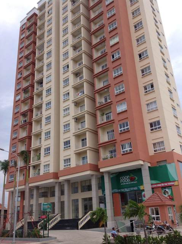 Good House Apartment, Quận 8 Căn hộ Good House Apartment tầng 15 thiết kế 2 phòng ngủ, nội thất cơ bản.