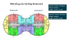 City Garden - Mặt bằng căn hộ Boulevard