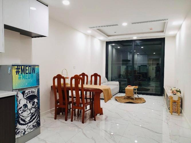 phòng khách căn hộ Sunshine City Saigon Office-tel Sunshine City Saigon thiết kế hiện đại và tinh tế.