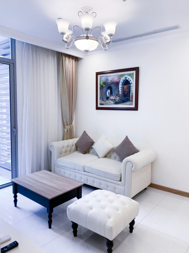 Căn hộ Vinhomes Central Park, Quận Bình Thạnh Căn hộ 1 phòng ngủ Vinhommes Central Park tầng 17, đầy đủ nội thất.