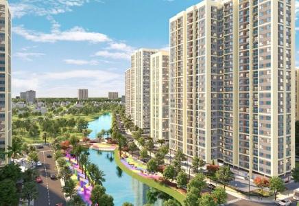 Toàn cảnh Vinhomes Grand Park Quận 9 Căn hộ Vinhomes Grand Park tầng trung, view ngoài thoáng mát.