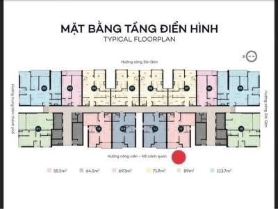 Layout Sky 89 An Gia Căn hộ Sky 89 An Gia tầng trung, nội thất cơ bản.