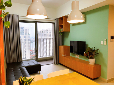 Căn hộ Masteri Thảo Điền, Quận 2 Căn hộ Masteri Thảo Điền tầng 38 có 2 phòng ngủ, đầy đủ nội thất.