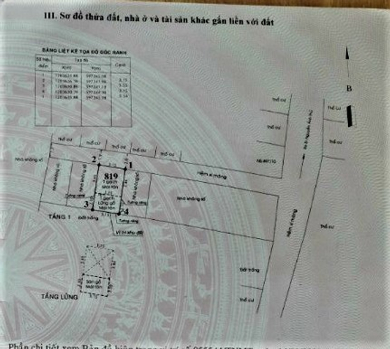Bản vẽ nhà phố Quận 12 Nhà có sổ hồng riêng diện tích 17.5m2, bàn giao đầy đủ nội thất.